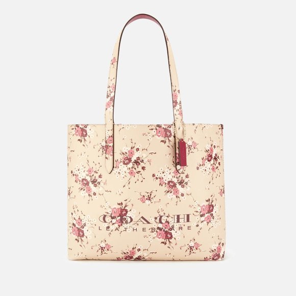 coach floral highline tote